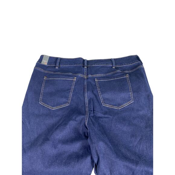 NWT Women's Torrid Super Soft Jeggings Dark Blue Size 24 Regular - Picture 6 of 7
